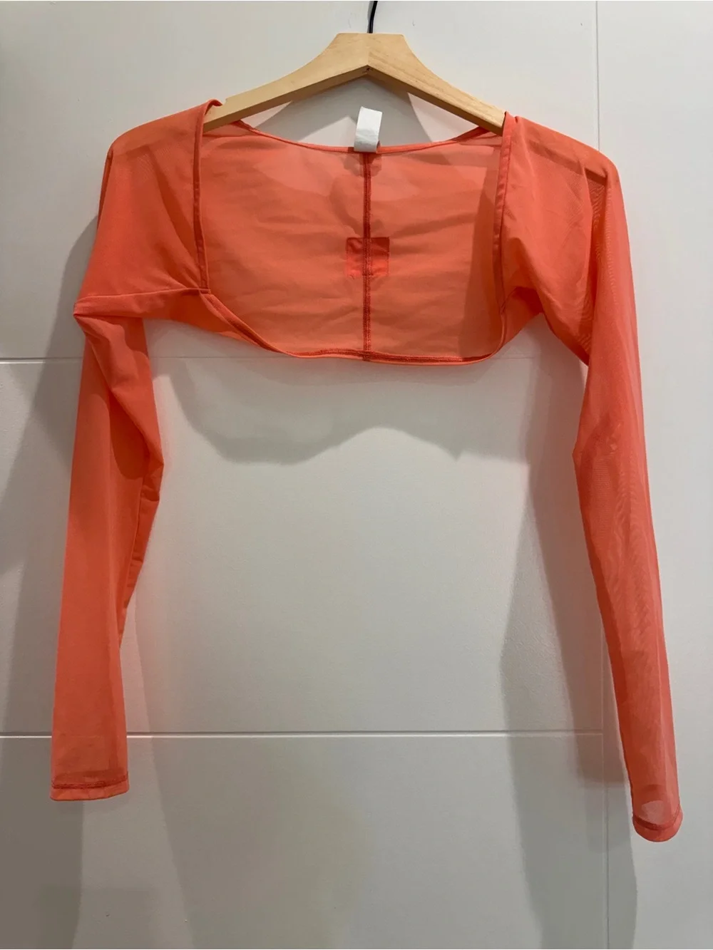 ALO Yoga Coral Sheer Bolero Shrug - Long Sleeve